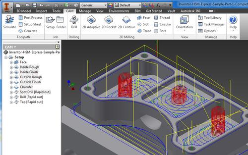 Autodesk Integrates HSM Express Software Into Inventor Suite