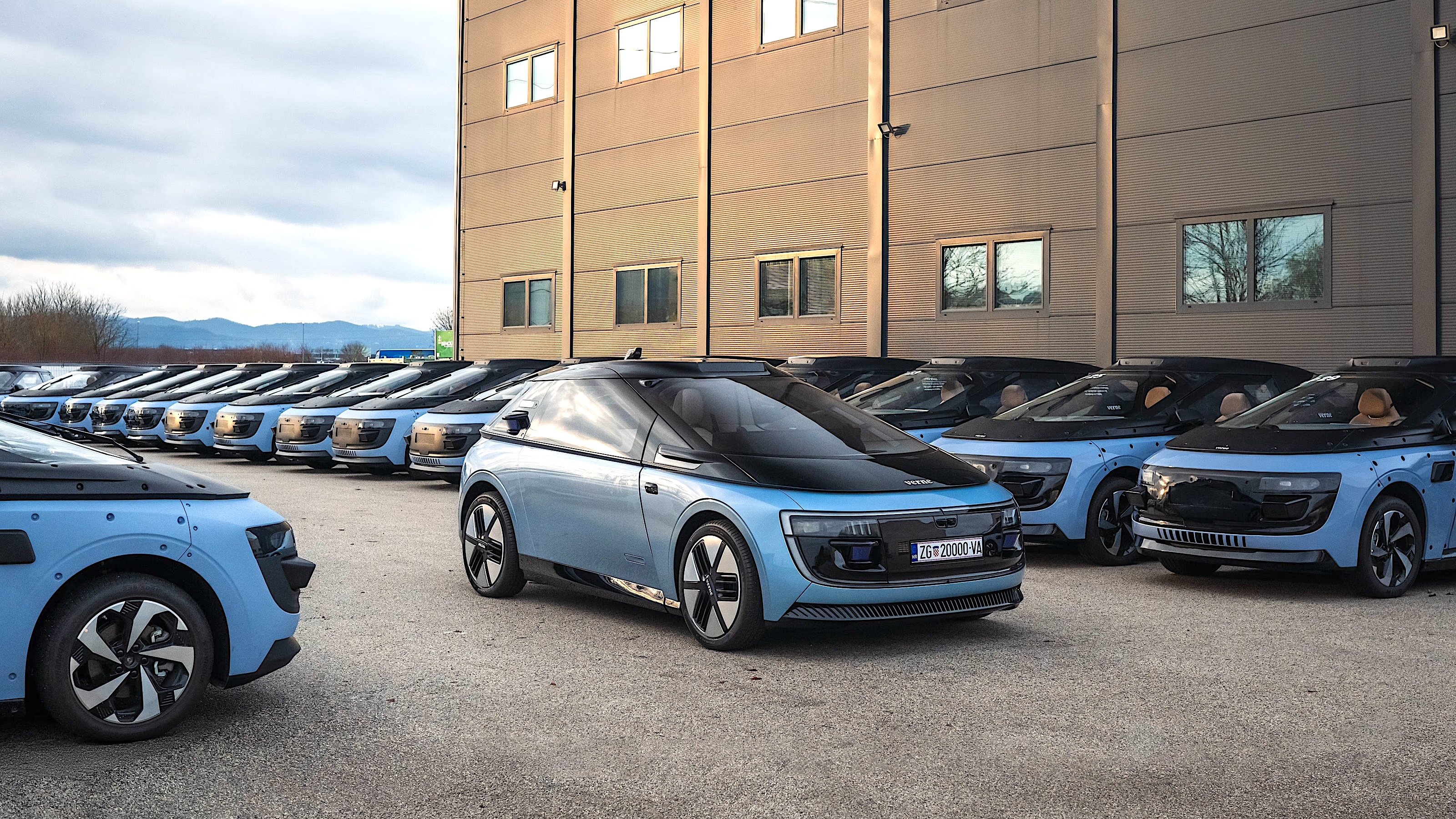 robotaxi test fleet in geofenced pilot