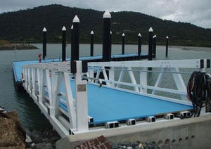 Composite Ferry Pontoon Floats in Australia