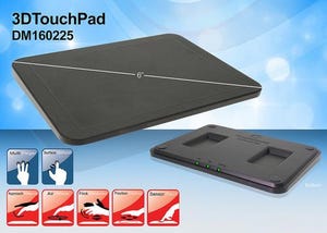 Microchip Releases 3D TouchPad