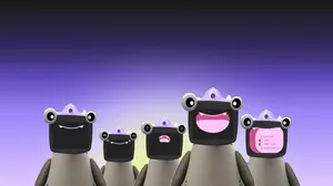 Here's a family of Ollobot humanoid robots Here's a family of Ollobot humanoid robots