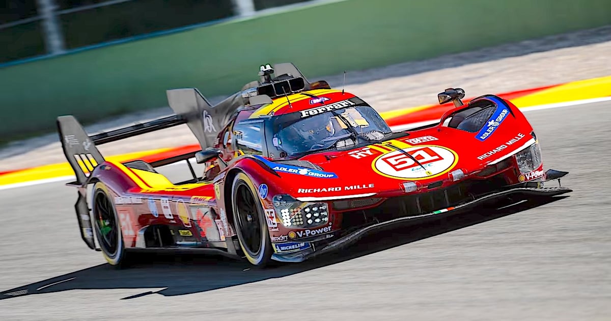 Ferrari's 499P Le Mans Hypercar's Amazing V6 Engine
