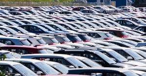 unsold new cars in lot