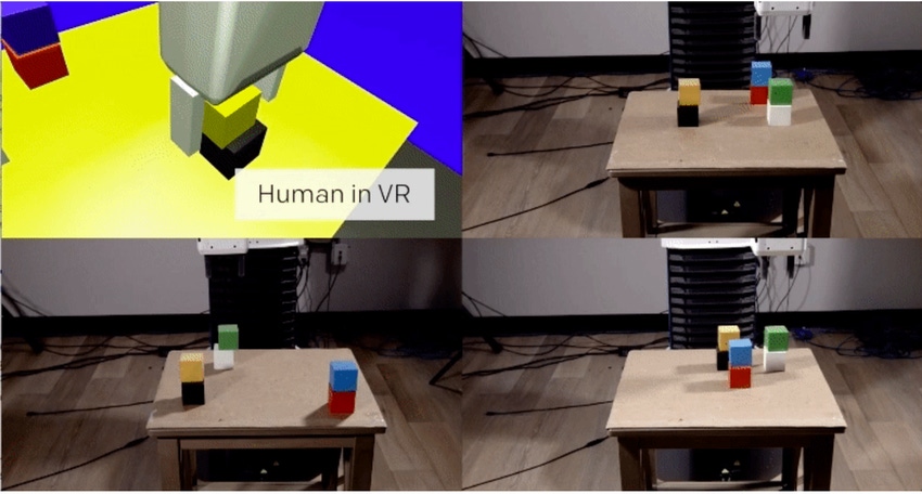 When You Train Robots With VR, You Only Have to Teach Them Once When You Train Robots With VR, You Only Have to Teach Them Once