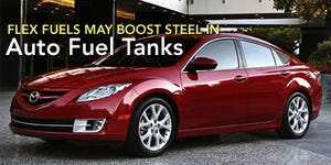 Flex Fuels May Boost Steel in Auto Fuel Tanks