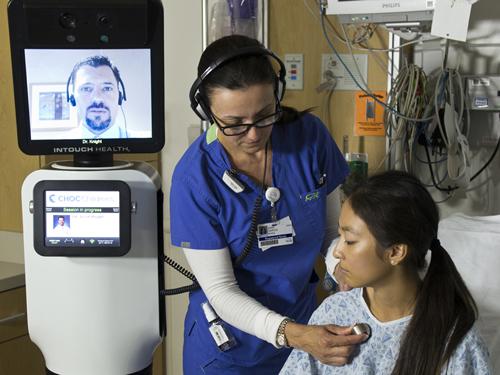 Robot Provides Virtual Medical Care