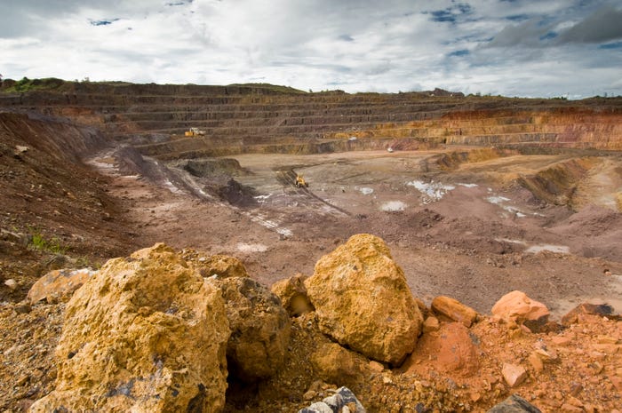 Most cobalt production comes as a byproduct of copper mining