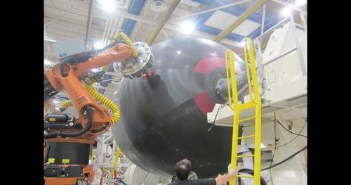Composite Rocket Fuel Tank Will Explore Deep Space