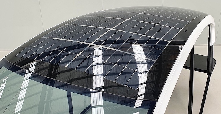 automobile solar roof