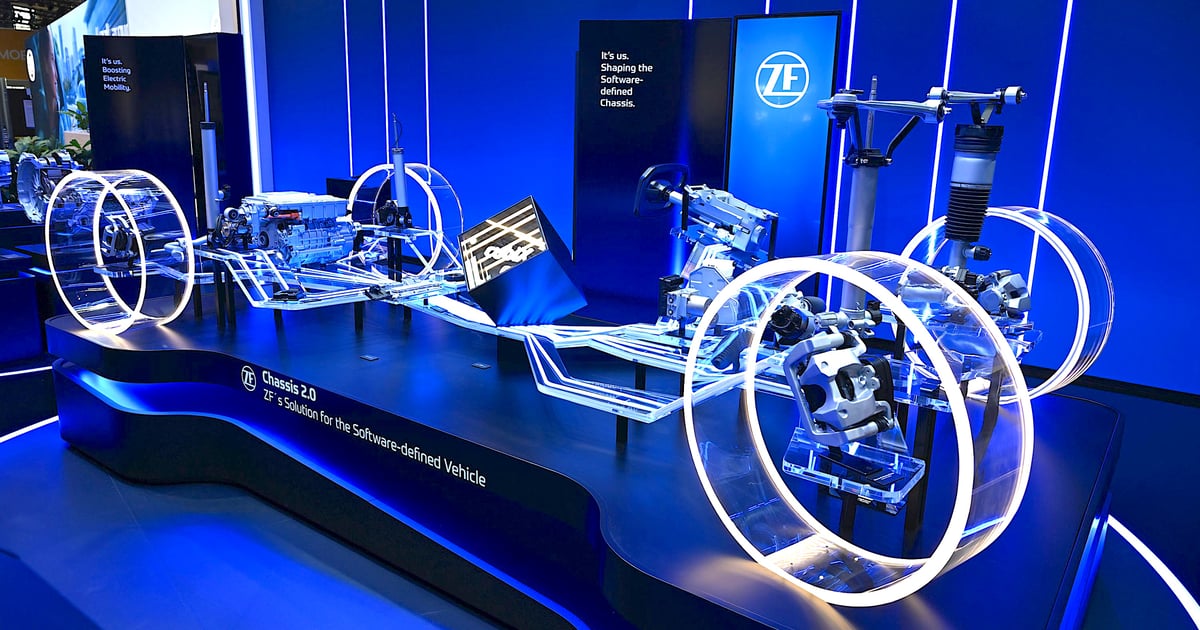 ZF Showcases its Chassis 2.0 Software-Defined Vehicles