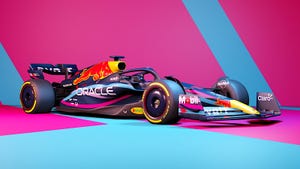 The Red Bull RB19 Formula 1 car.
