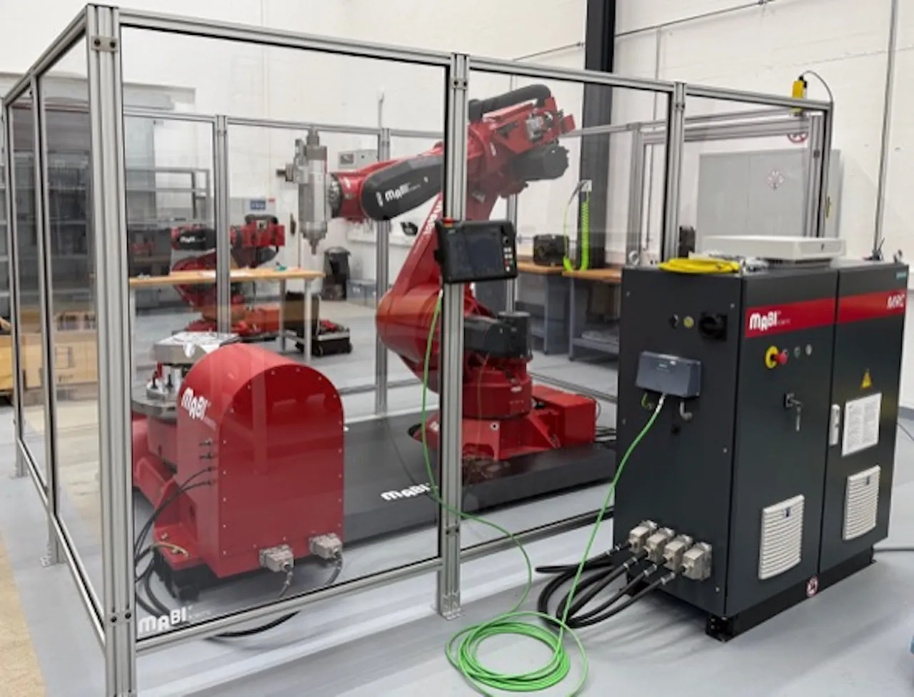 Turul Robotics MABI robotics machining cell Turul Robotics MABI robotics machining cell