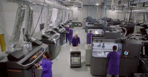 fleet of HP Multi Jet Fusion printers used by Smile Direct Club 