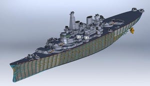3D CAD Brings Battleships to Life