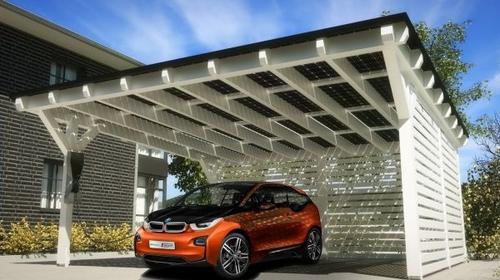 BMW Unveils Solar-Energy Harvesting Carport