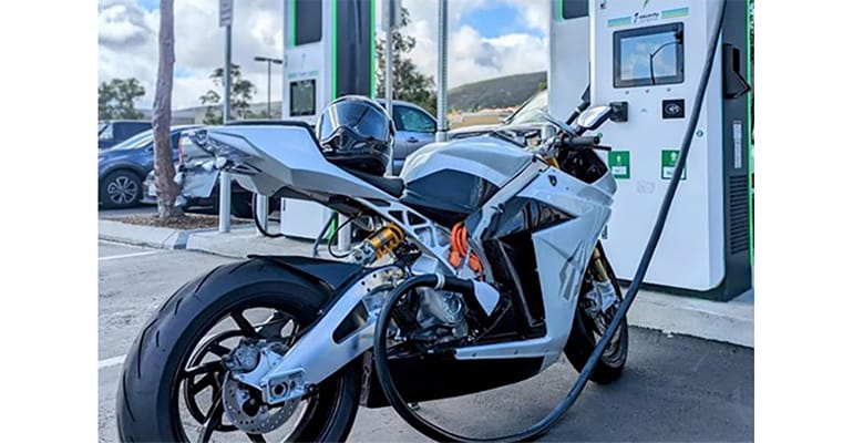 Beautiful view of Limited-Production Electric Motorcycles