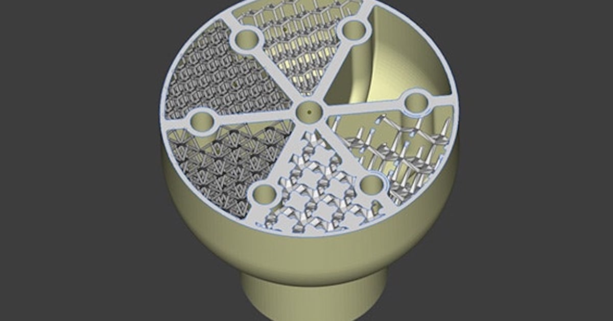Complex Geometry Prototype Part Supporting Complex Part Designs for Additive Manufacturing
