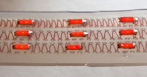 Fast, Cheap, Stretchable Electronics Made With Sewing Machine