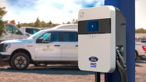 A Ford Pro Series 2 EV charger.