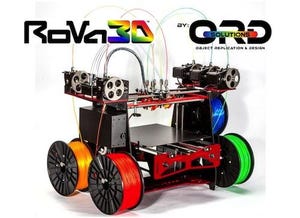 3D Printer Uses Multiple Colors & Materials