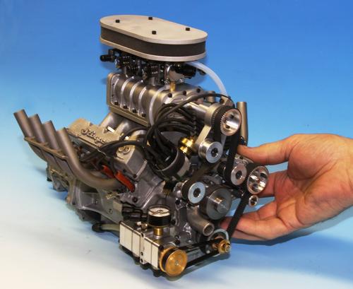 Engineers 'Hone' In on Solution for Tiny V-8 Engine