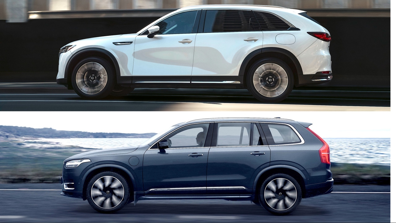 2025 MAZDA CX-90 PHEV vs. 2025 Volvo XC90 | Morong Mazda