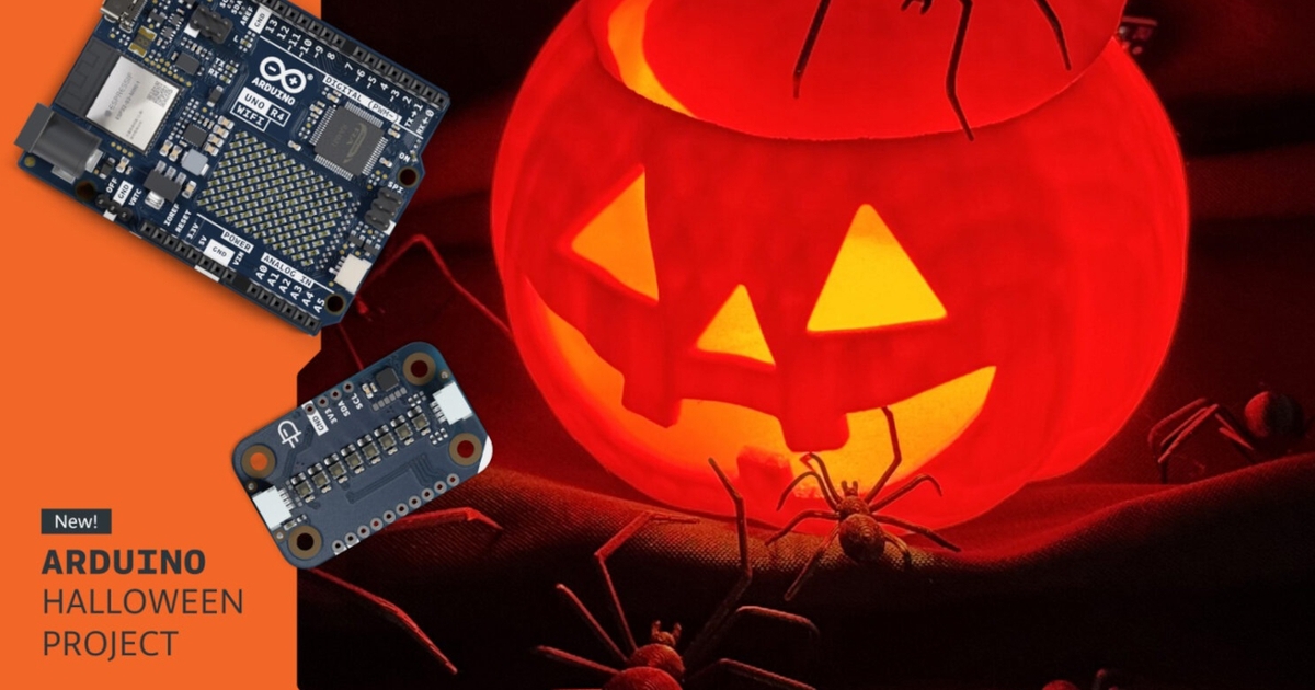 Arduino Halloween Project Laughing Pumpkin