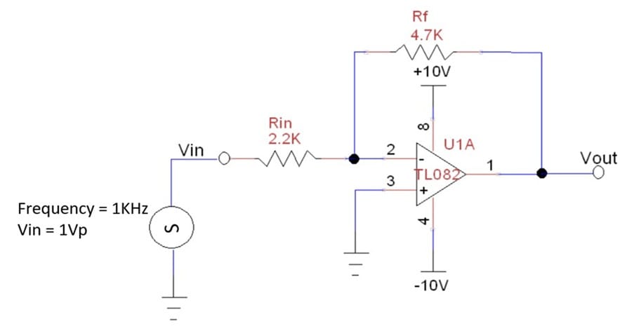 Linear Inverting Amplifier Analog Circuits & AI, Part 1: The Inverting Amplifier