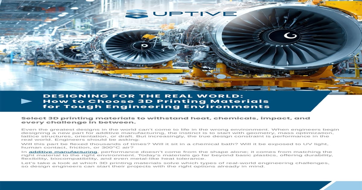 Choose 3D Printing Materials for Tough Engineering