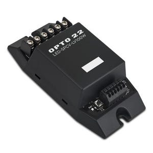 Opto 22's LED Dimmer Connects to Serial Networks