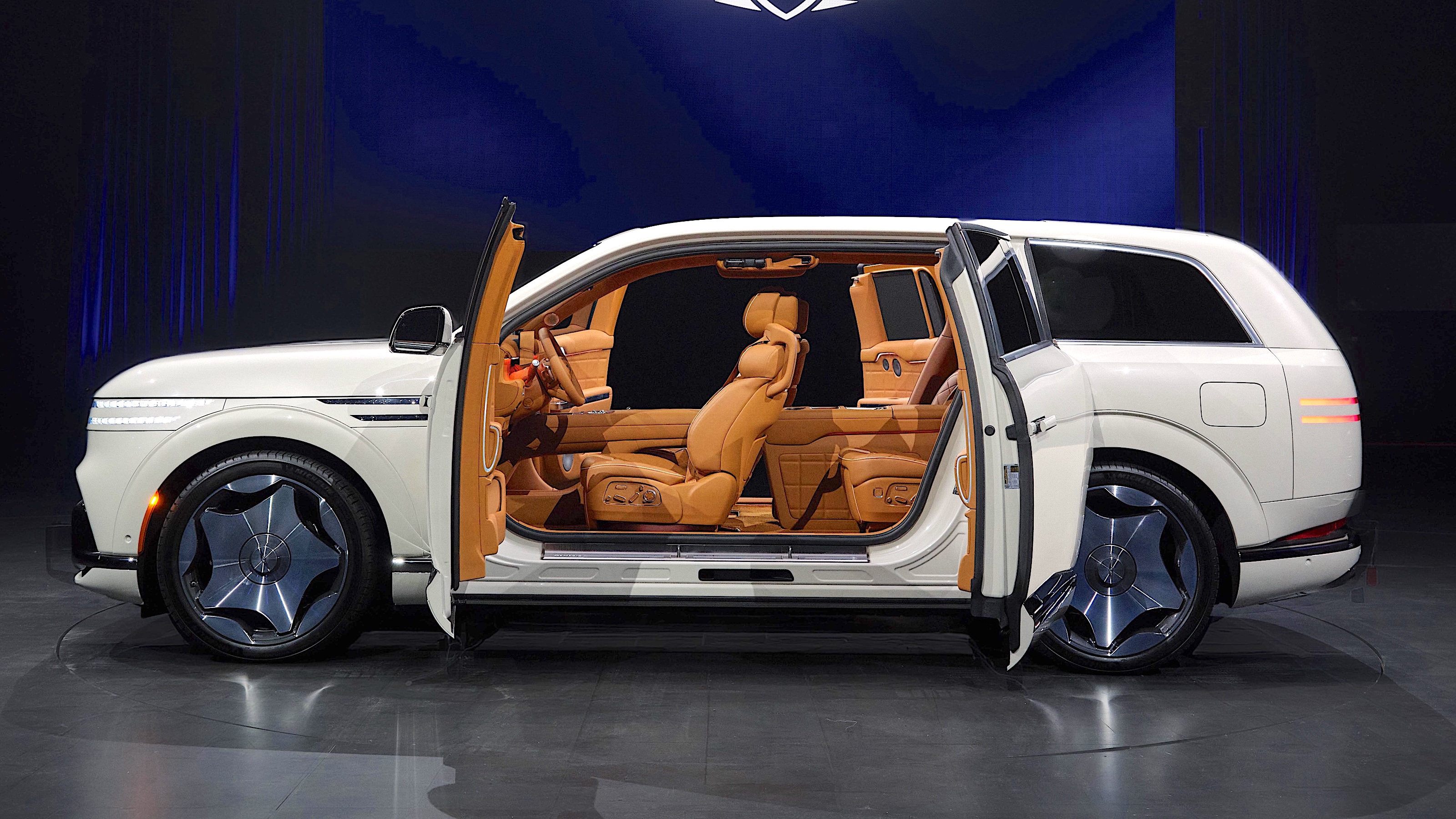 Genesis GV90 Electric SUV With Pillarless Doors