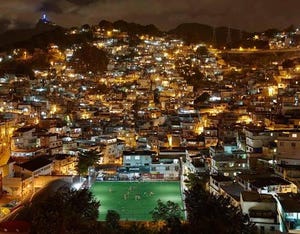Soccer Field Powers Brazilian Slum