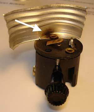 Poor Lamp Socket Design Sparks Danger