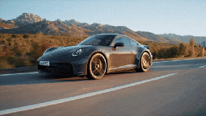 The 2025 Porsche 911 GTS carries the model's first hybrid-electric drivetrain.