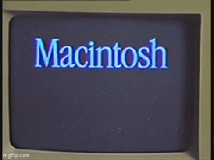 The 1984 Apple Macintosh introduction.