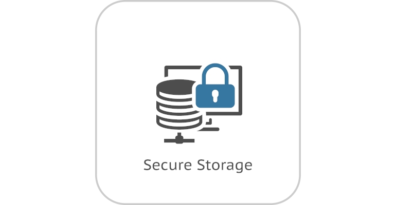 Secure storage on sale