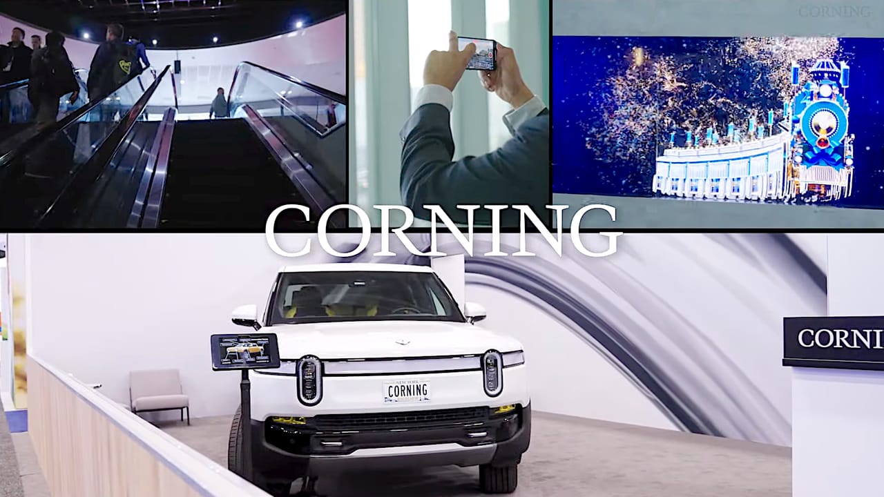 Corning Technology Corning Showcases the Flexibility of Dynamic Décor Glass at CES