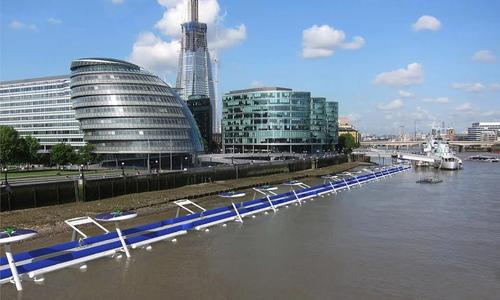 London's Floating Bike Path Would Harvest Energy from Sun, Wind, Tides