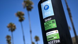 QR codes on public infrastructure such as EV charging stations or parking meter pylons like this pose a risk to users. QR codes on public infrastructure such as EV charging stations or parking meter pylons like this pose a risk to users.