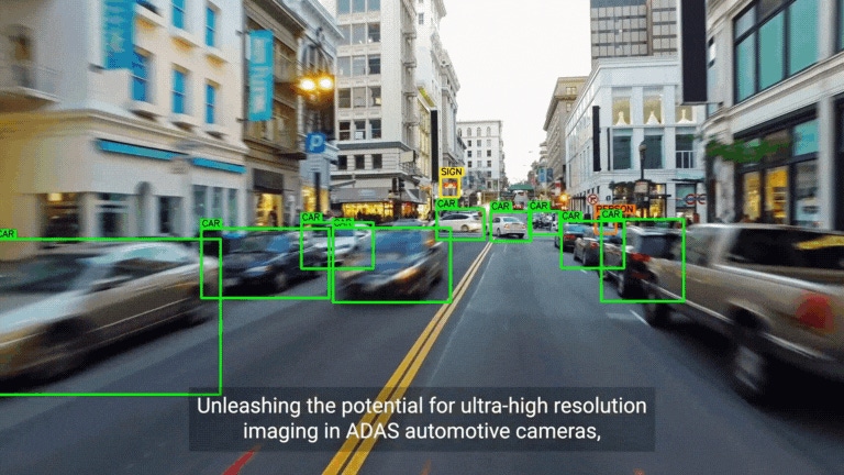 An autofocus camera is better at identifying targets for advanced driver assistance systems.