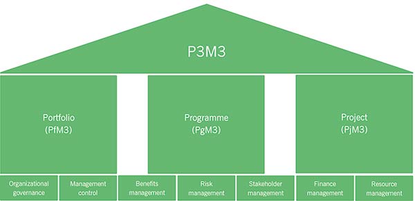 Image of Figure 10.1 shows a diagram of the structure of P3M3value-of-ppm-certification-Figure-10-1-600x291.jpg