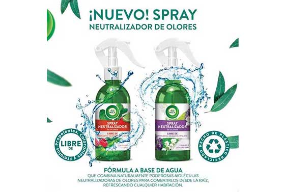 ¡NUEVO! Air Wick® Spray Neutralizador De Olores