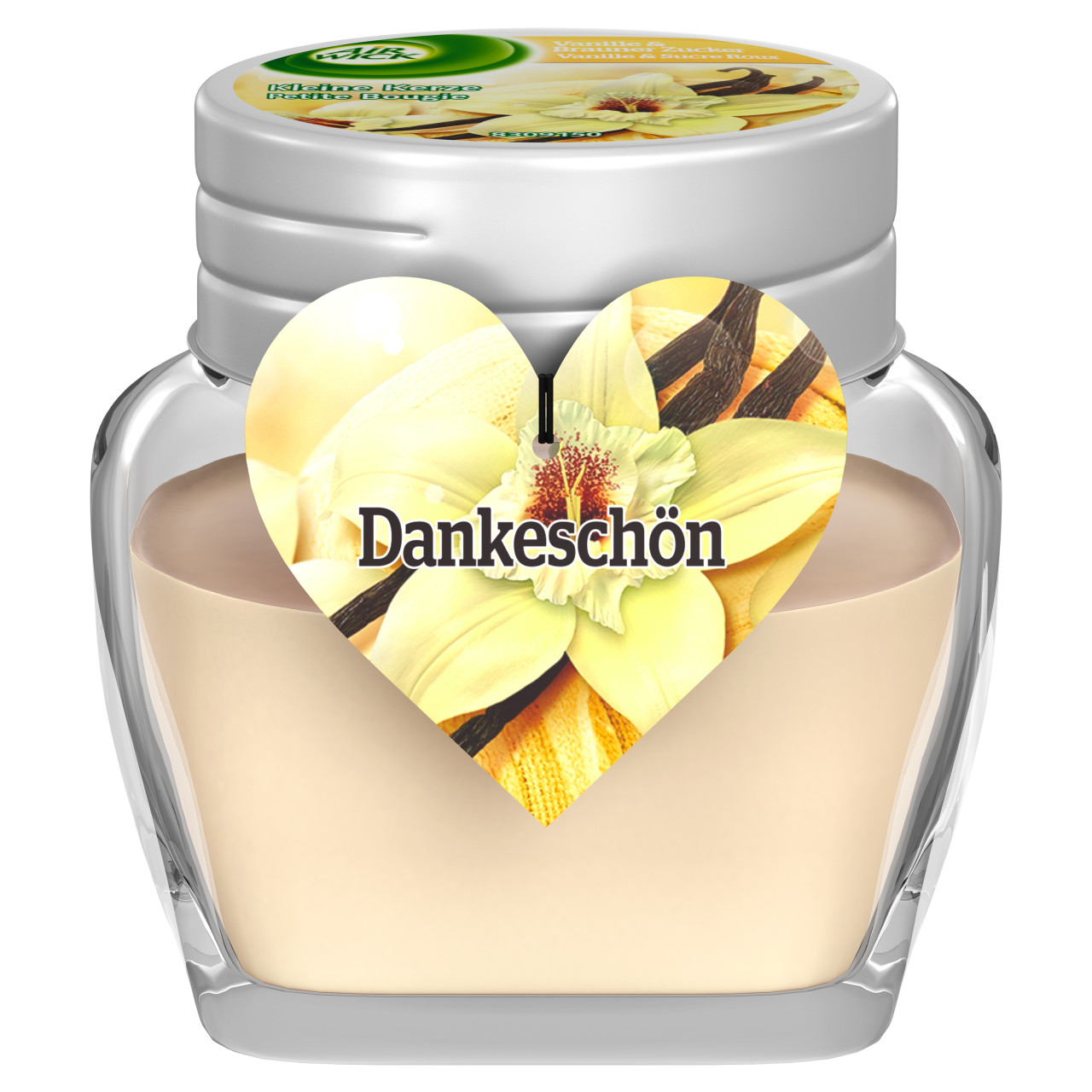 Air Wick Wohlfühl-Duftkerzen Set – Sweet Vanilla Magic, 6 X 105 G, Bis Zu 20 H Brenndauer