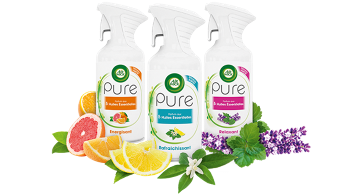 Aérosol Pure : l’innovation Air Wick