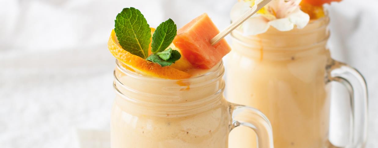 Vitamina salada de frutas
