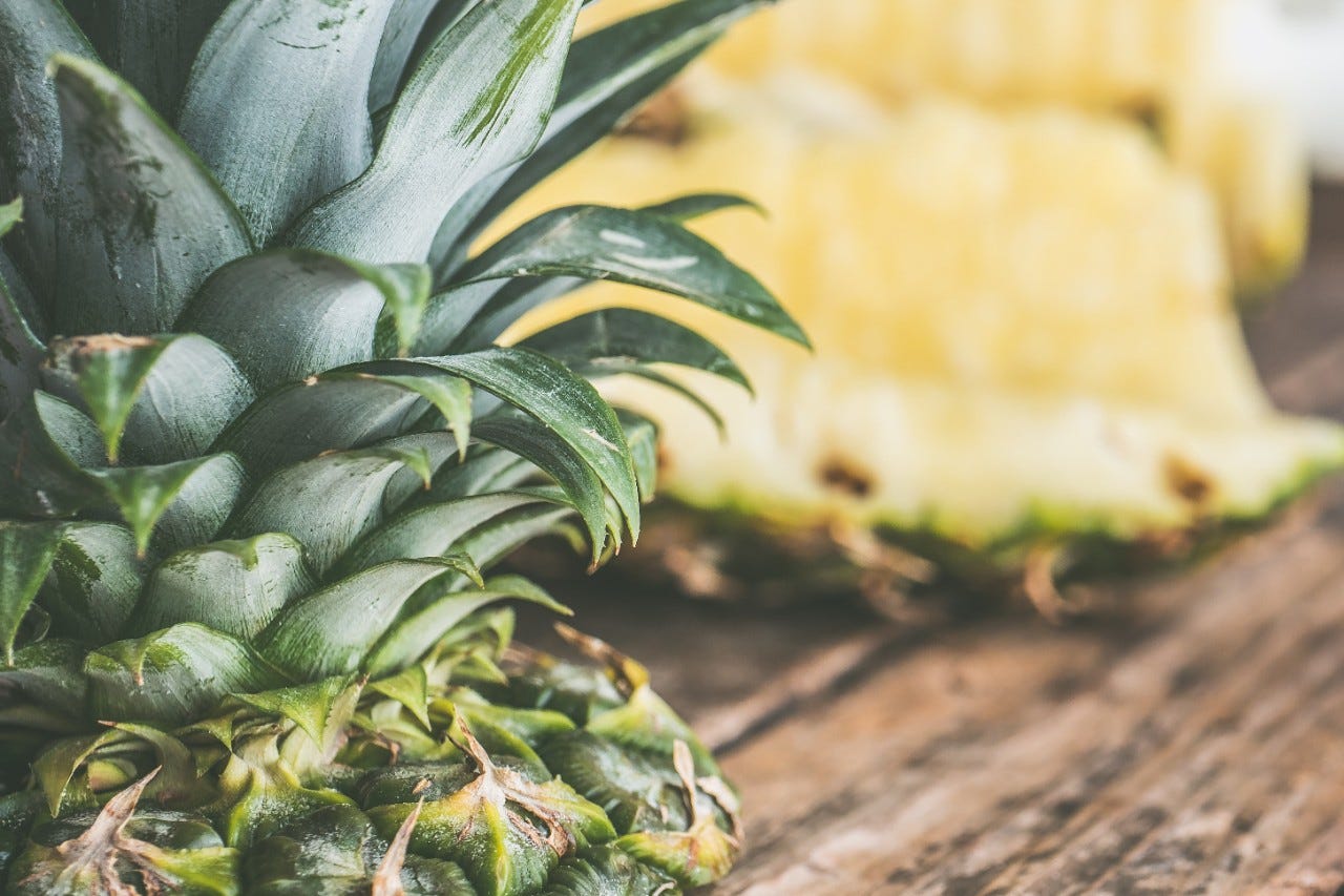 Fresh Pineapple and Tunisian Rosemary