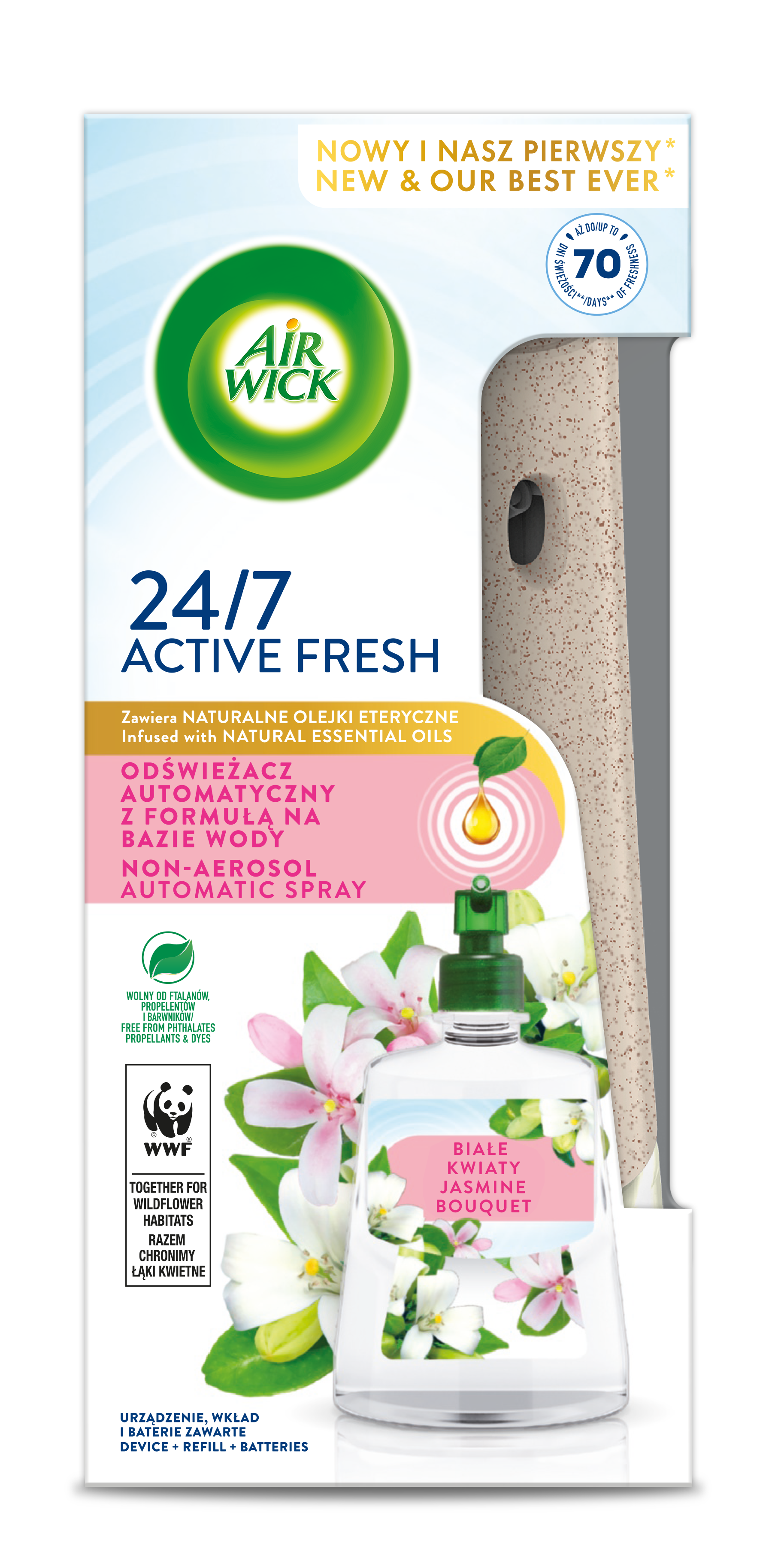 Automatyczne Odświeżacze 24/7 Active Fresh