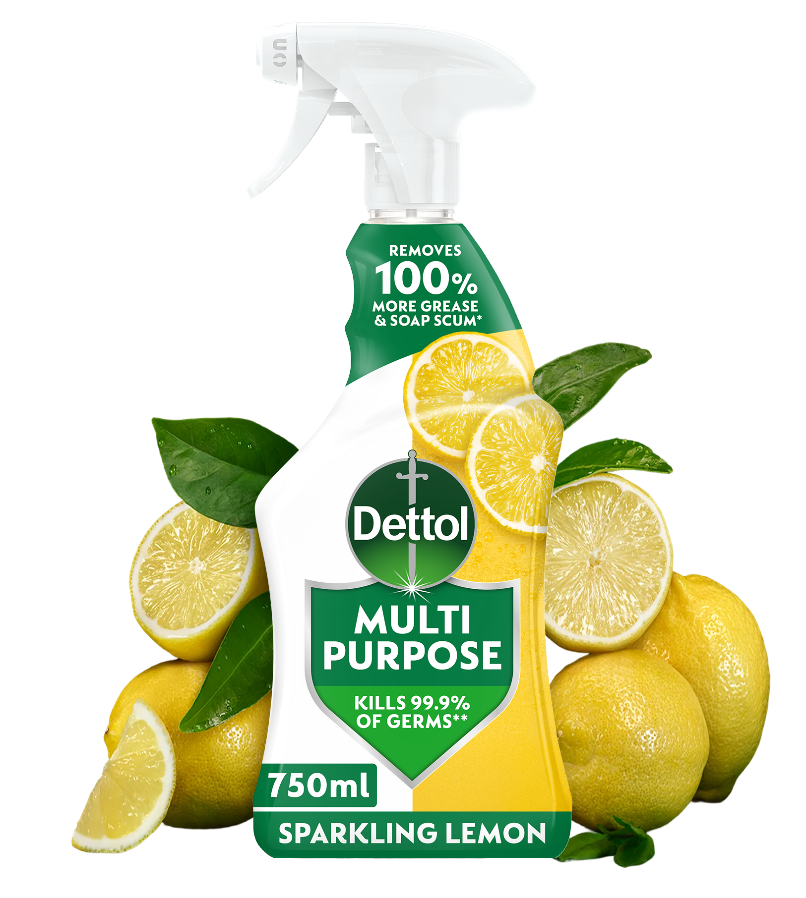 Dettol Multipurpose Spray Sparkling Lemon 750ml