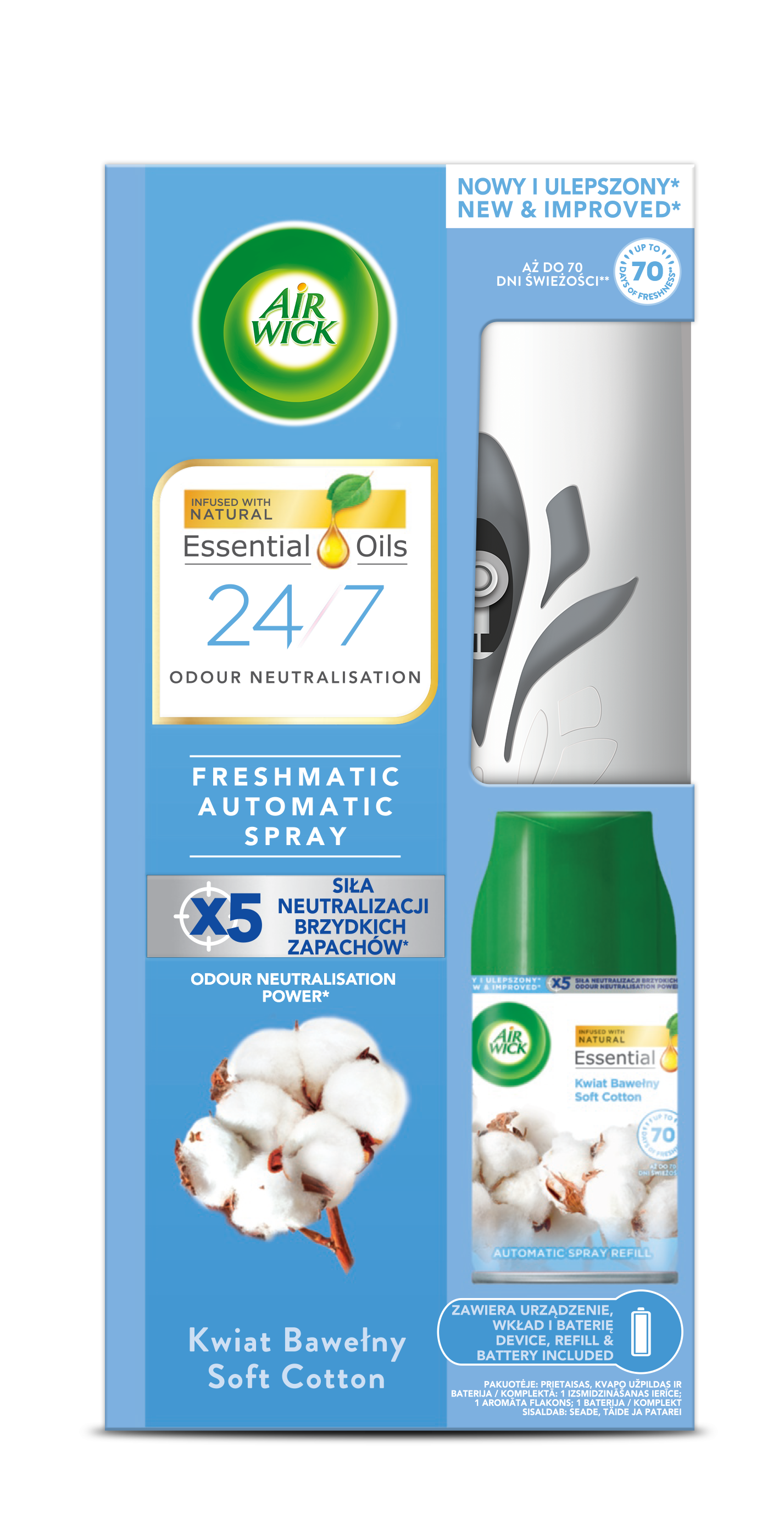 Automatyczne Odświeżacze Freshmatic​