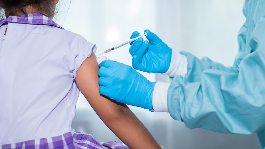 Niña con VPH